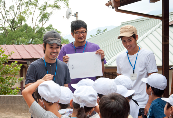 -報告-【2014/9/3 第1回目】馬木の寺子屋 -真夏の親子課外授業-「聴く」ことにまつわる観察から創造へのワークショップ@[小豆島]馬木地区